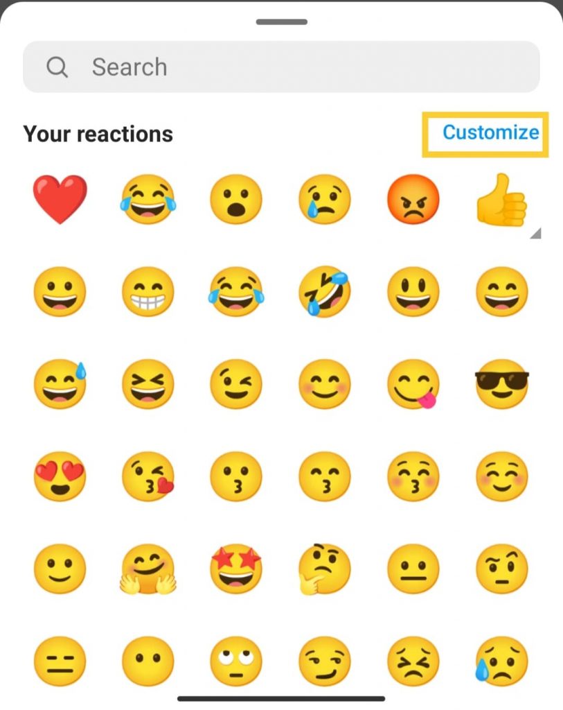 how to customize emoji reactions