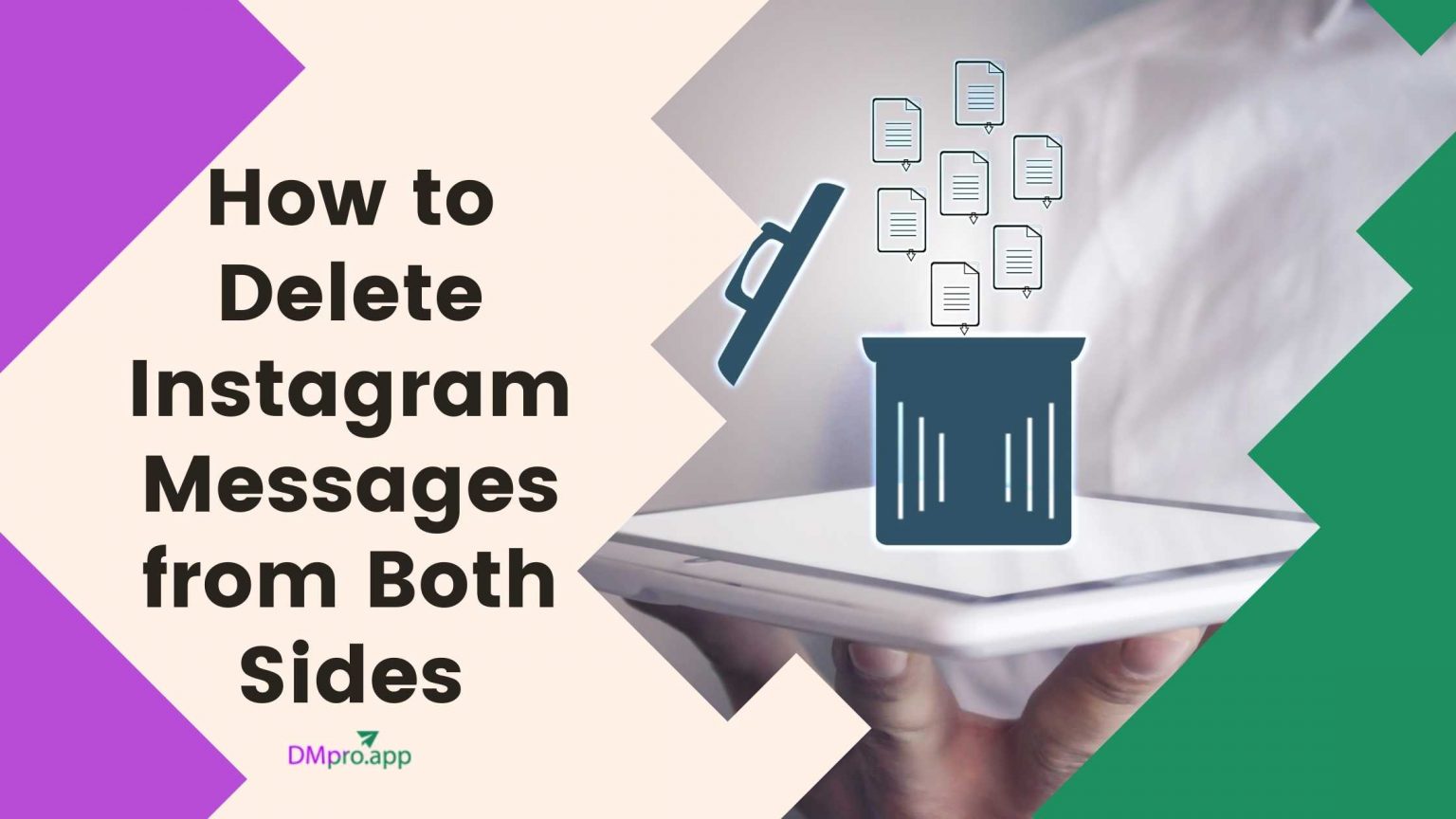 how to delete instagram messages