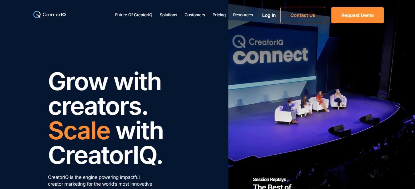 creatoriq homepage