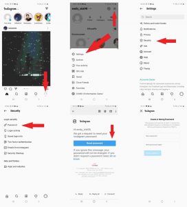 How to change Instagram password