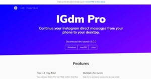 IGDM pro mass DM service