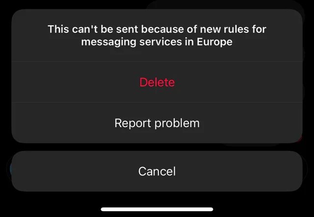 new rules for messaging services in europe instagram 2023