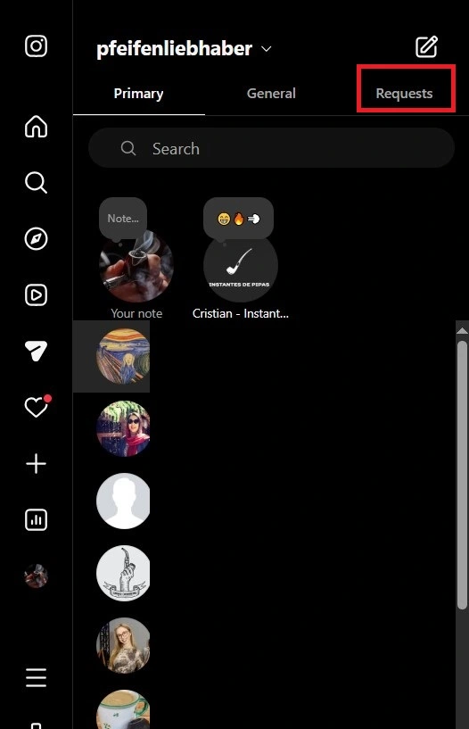 How to View Instagram DM Requests on PC