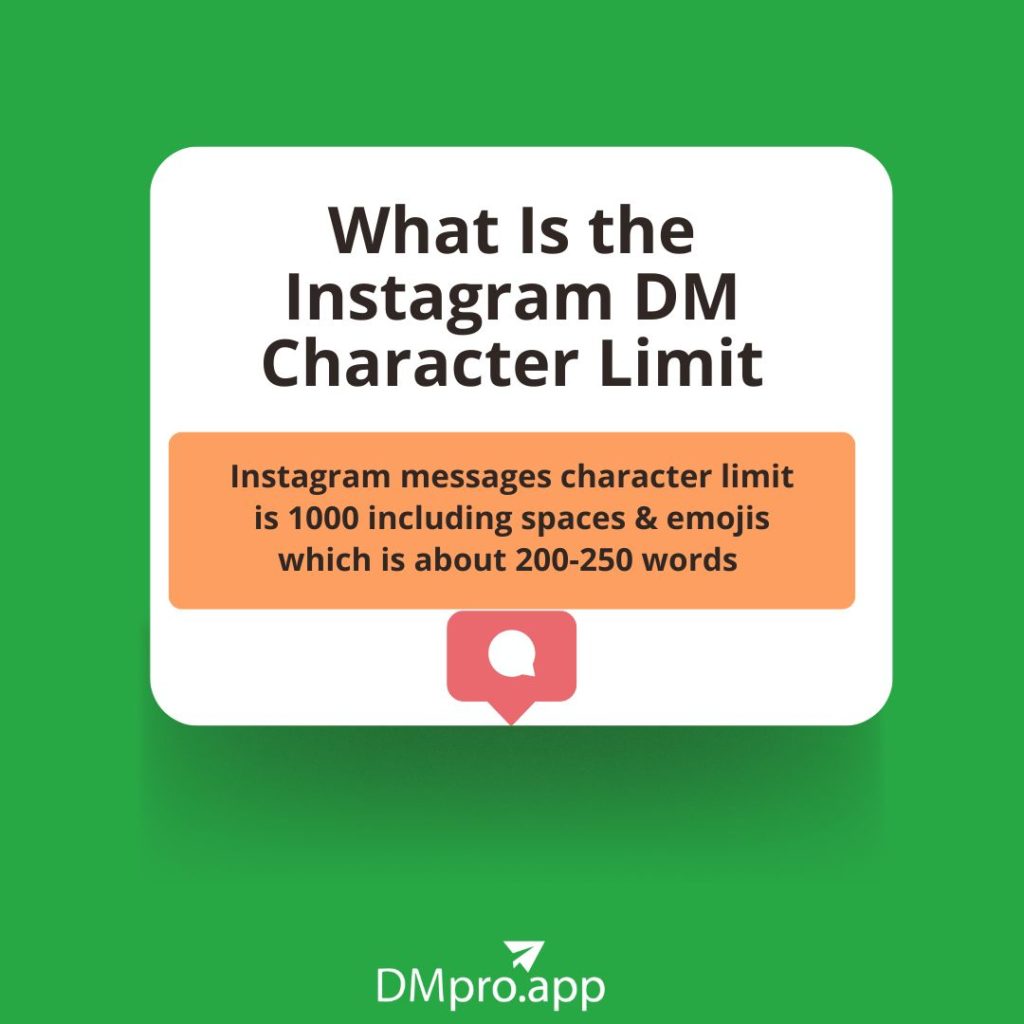 Instagram DM character limit