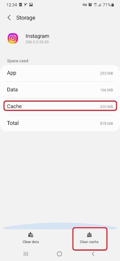 cache clear android