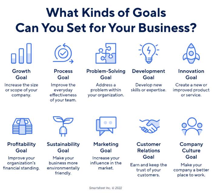 setting a goal for your business