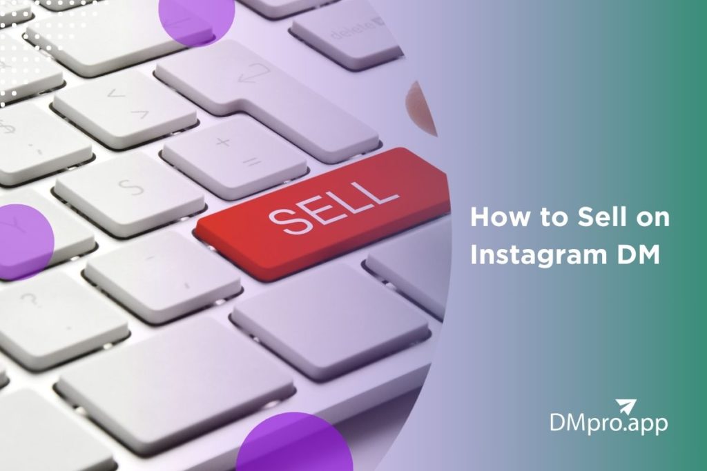 how to sell on Instagram DM