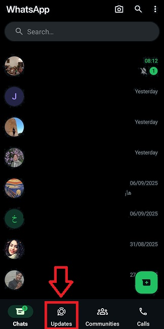 Go to Updates