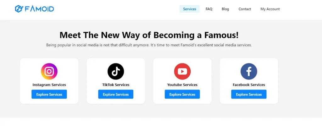 Famoid Homepage