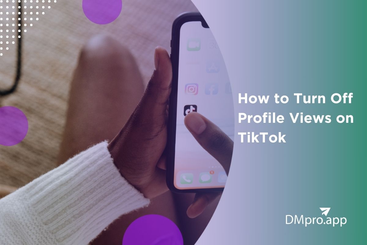 How to turn off profile views on TikTok