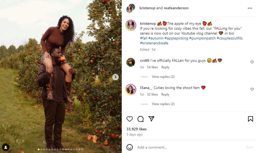 Fall Instagram captions for couples