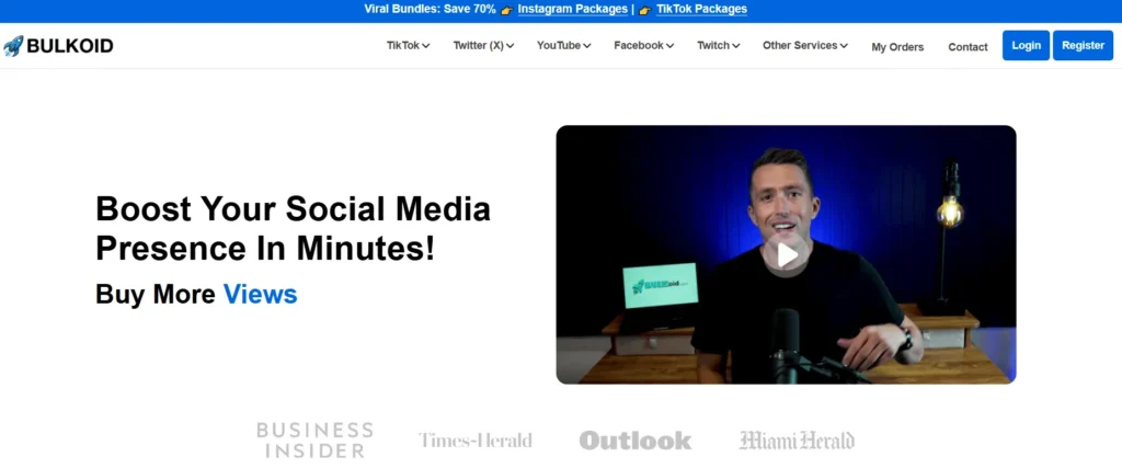 Bulkoid Homepage
