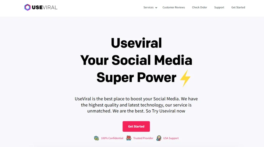 UseViral Homepage