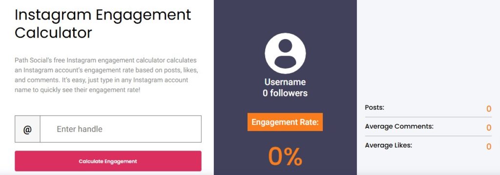 path social IG calculator