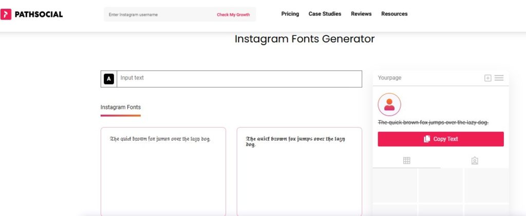 path social font generator