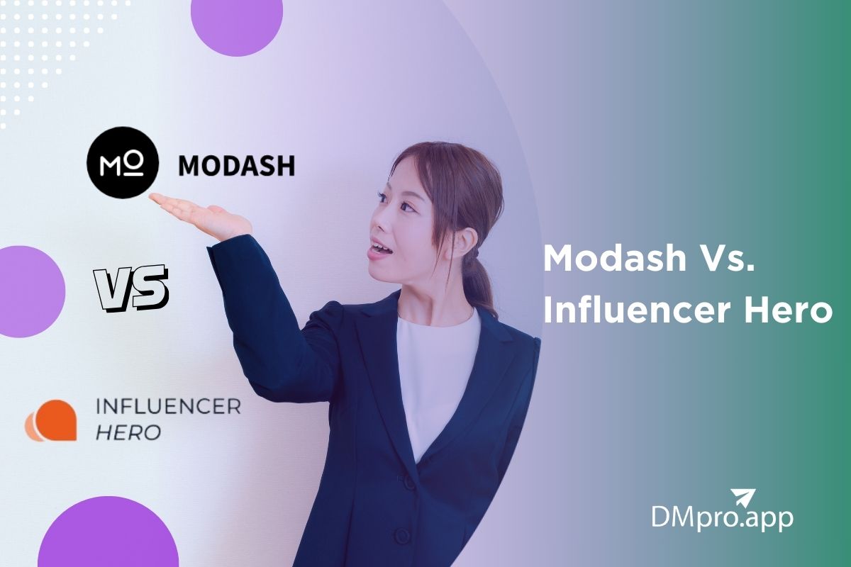 Modash Vs. Influencer Hero