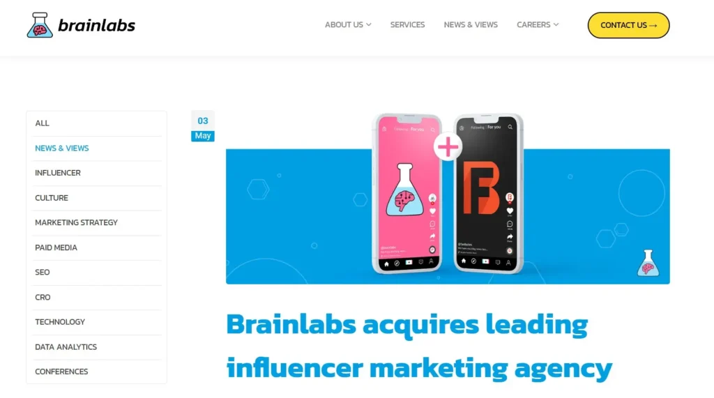 BrainLab Website 