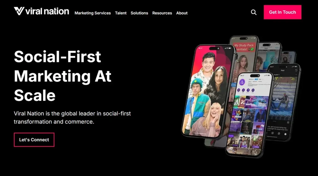 Viral Nation Website