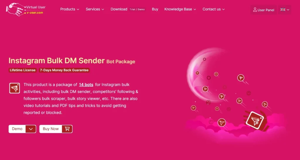 V user homepage