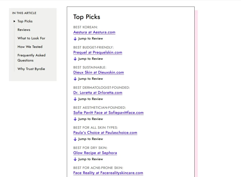 Example of Promoting Affiliate Link on Website (1)