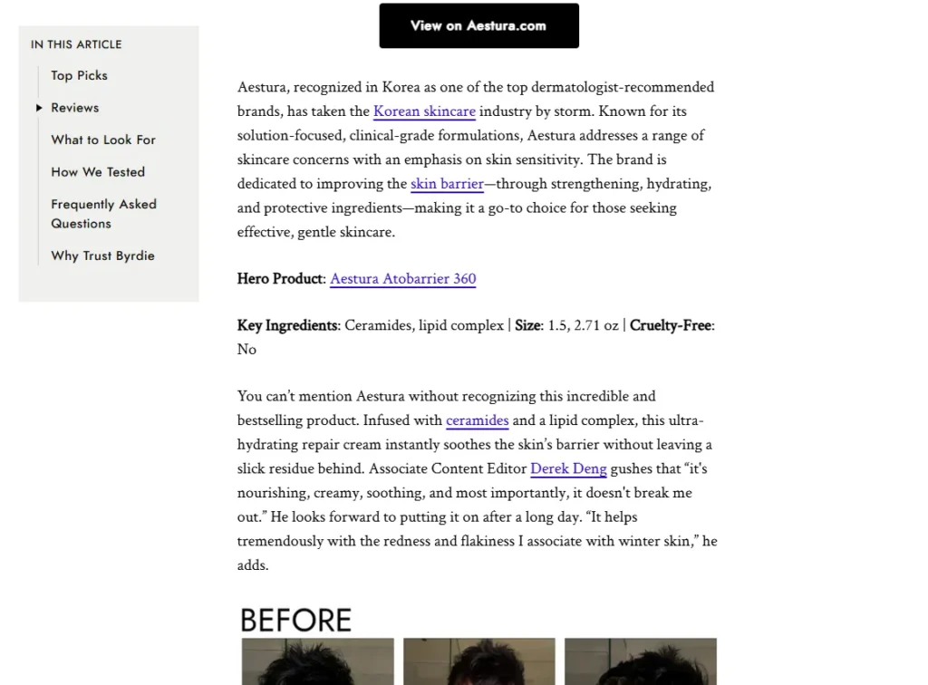 Example of Promoting Affiliate Link on Website (2)