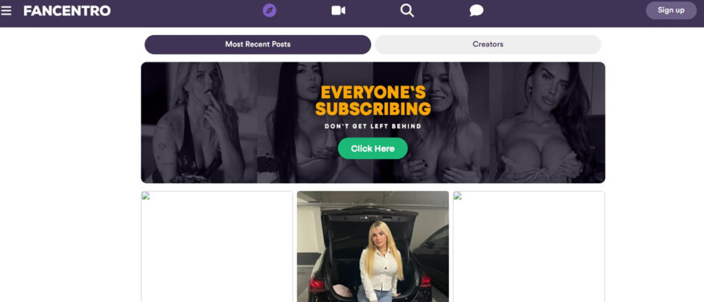 FanCentro Homepage