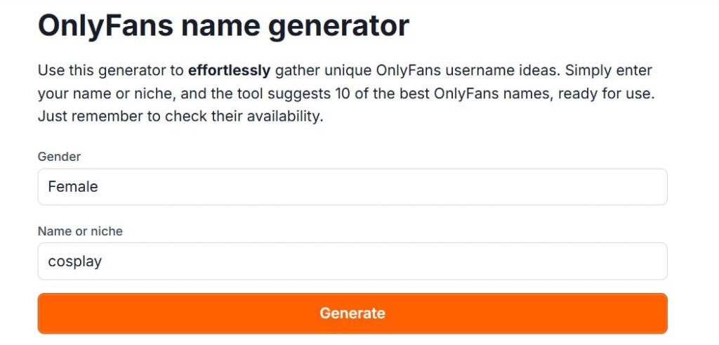 Social Rise Name Generator