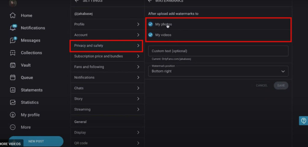 Watermark OnlyFans Content