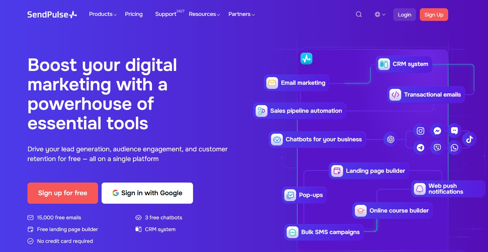SendPulse preview