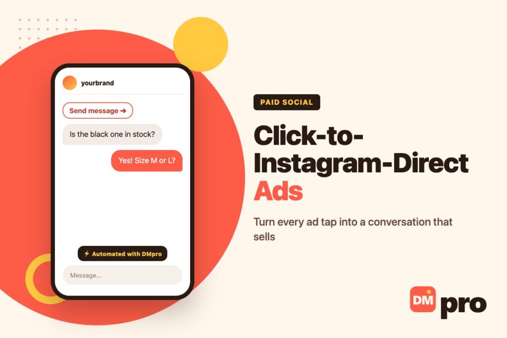 Click-to-Instagram-Direct Ads - DMpro guide cover