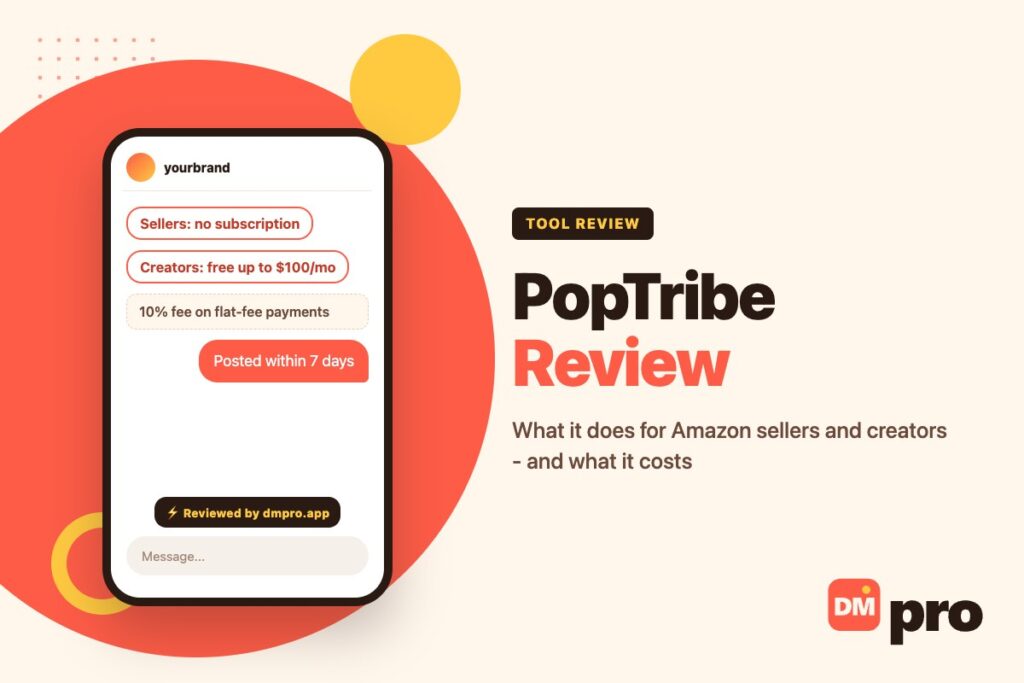 PopTribe review: seller and creator pricing at a glance