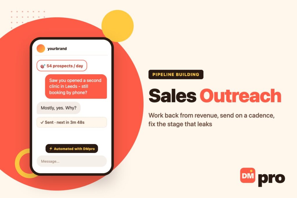 Sales outreach: work back from revenue, send on a cadence and fix the stage that leaks