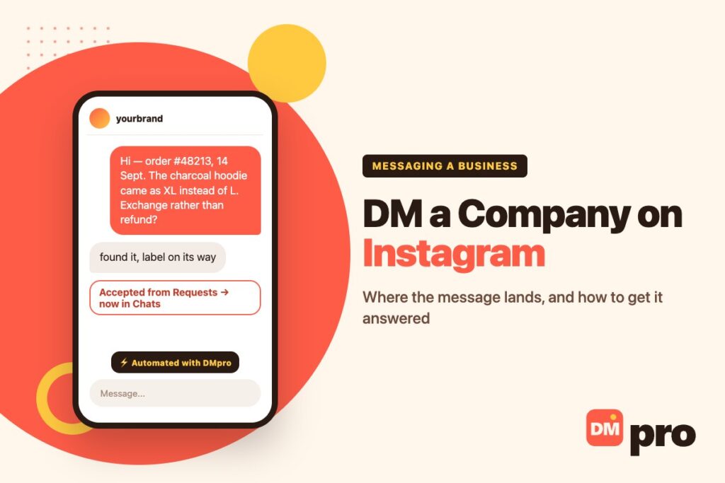 How to DM a company on Instagram and get a reply