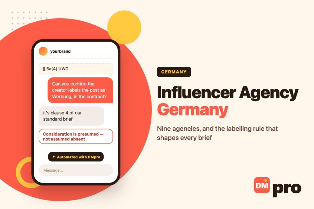 Influencer marketing agencies in Germany and how to shortlist one