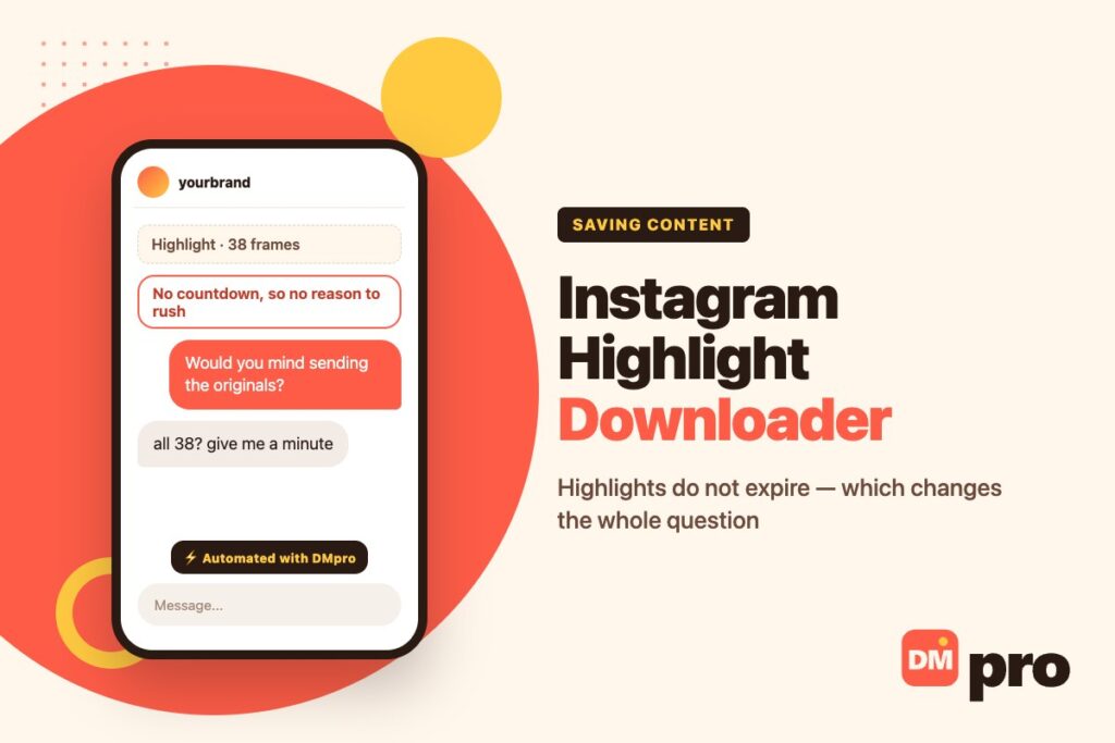 Downloading Instagram highlights and the forty-frame problem