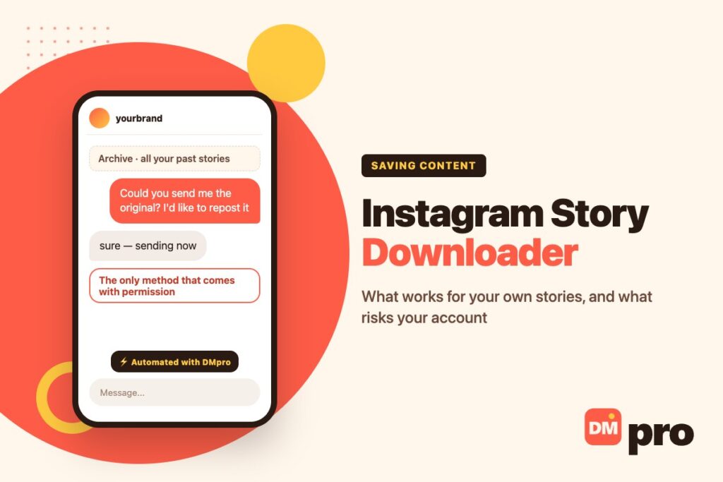 Saving Instagram stories, your own and other people's
