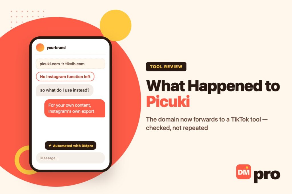 What happened to Picuki and what to use instead