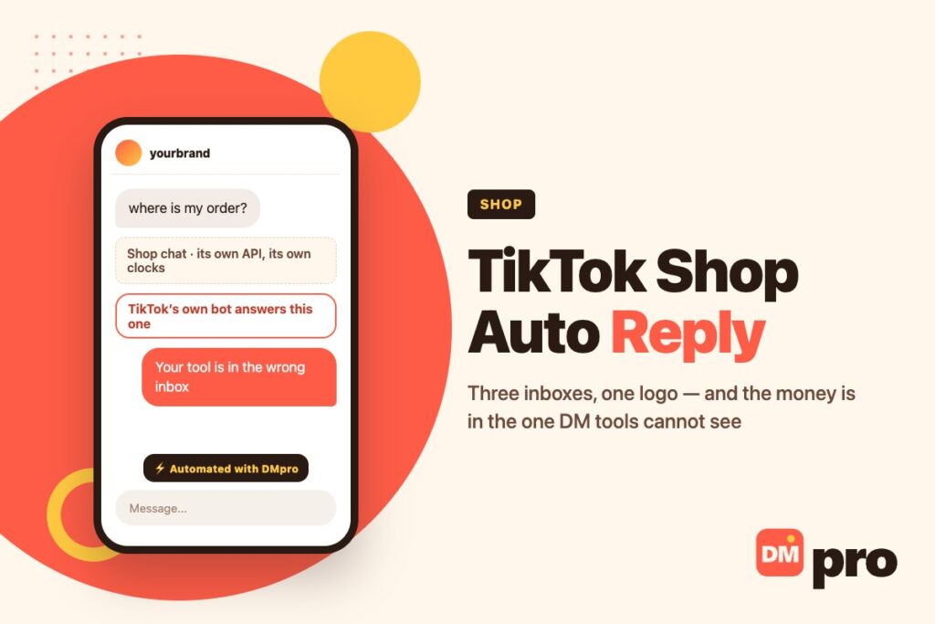 Three TikTok inboxes and the one no DM tool can reach